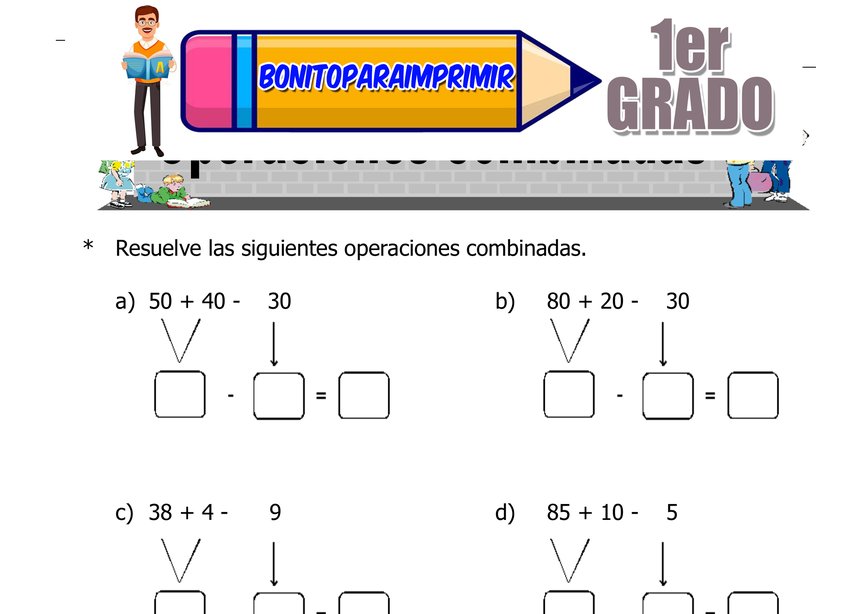Centenas para Primer Grado de Primaria