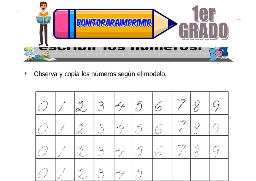 Conjuntos para Primer Grado de Primaria