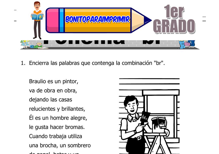 Fonema BR para Primer Grado