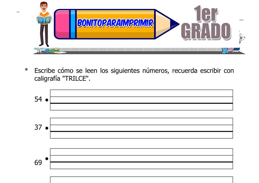 Líneas Abiertas y Cerradas para Primer Grado de Primaria