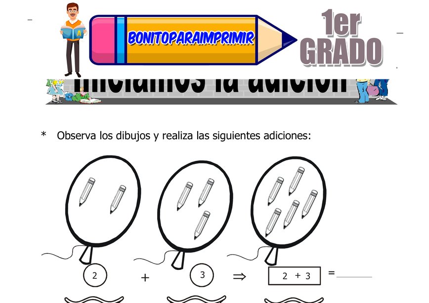 Sustracción para Primer Grado de Primaria
