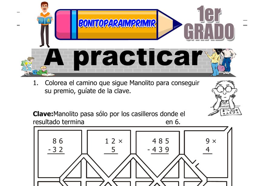 A Practicar para Segundo Grado de Primaria