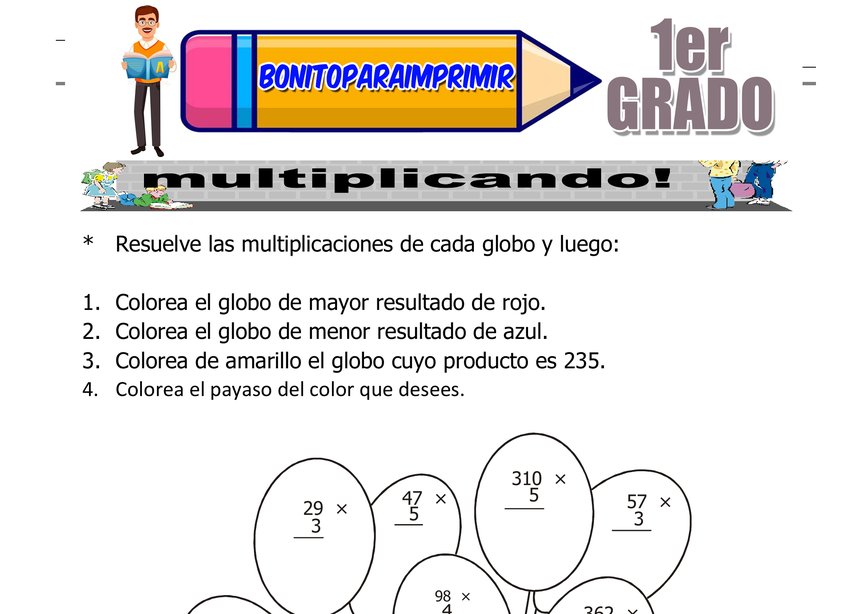 Ando Ando Multiplicando para Segundo Grado de Primaria