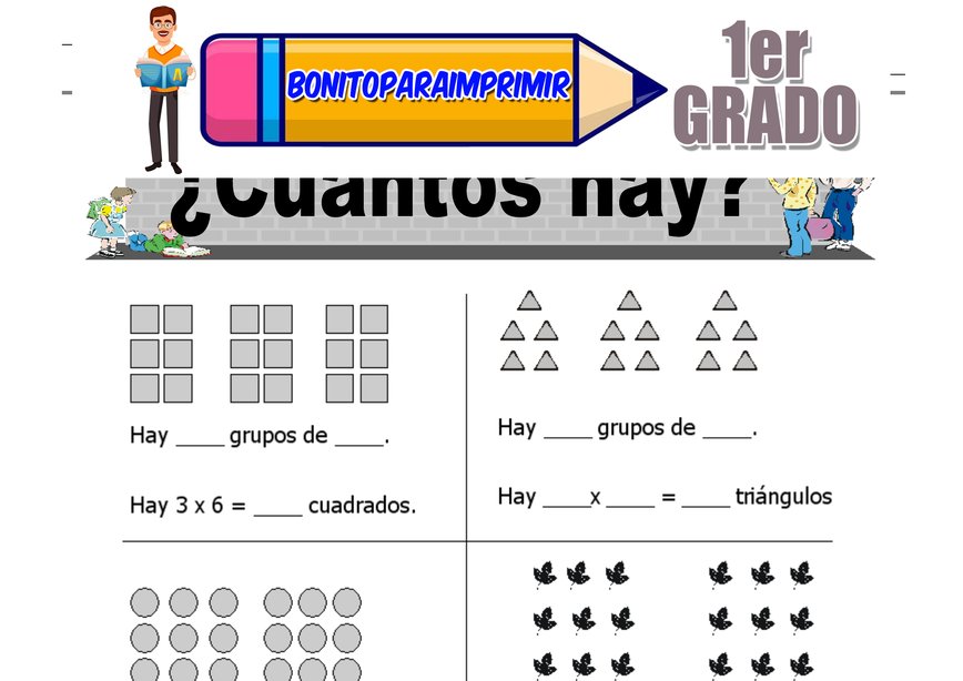 CUANTOS HAY Segundo Grado de Primaria
