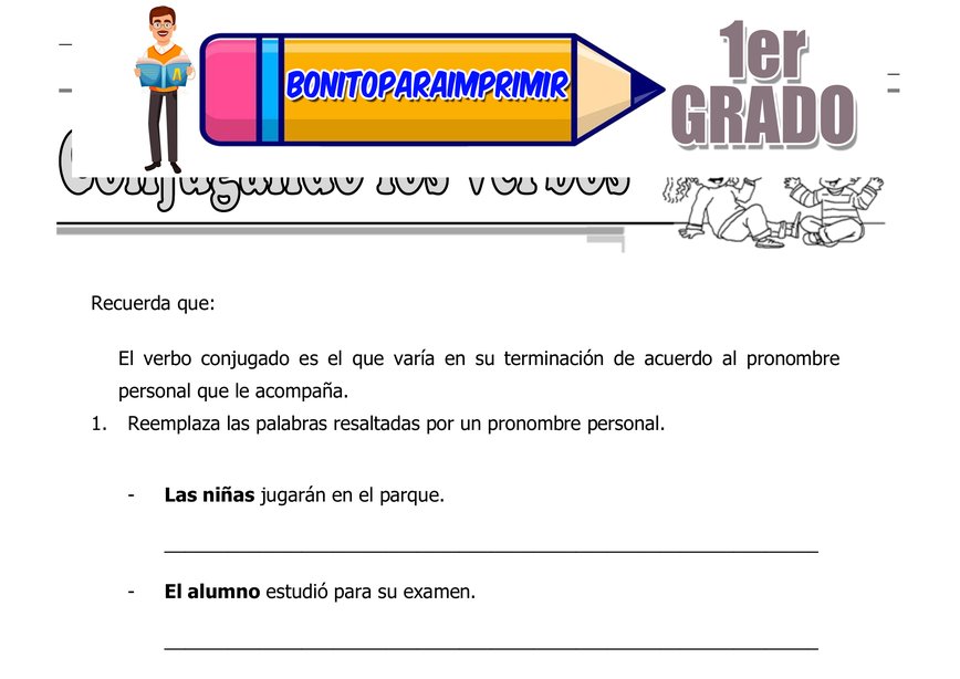 Conjugando los Verbos: Actividades para Aprender a Conjugar Verbos en Tercer Grado