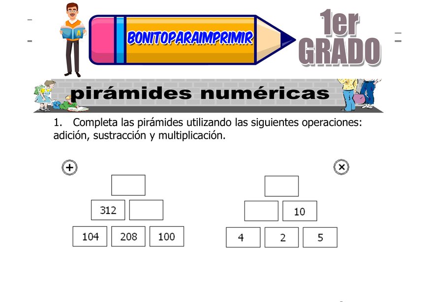 Construimos Pirámides Numéricas Segundo Grado de Primaria