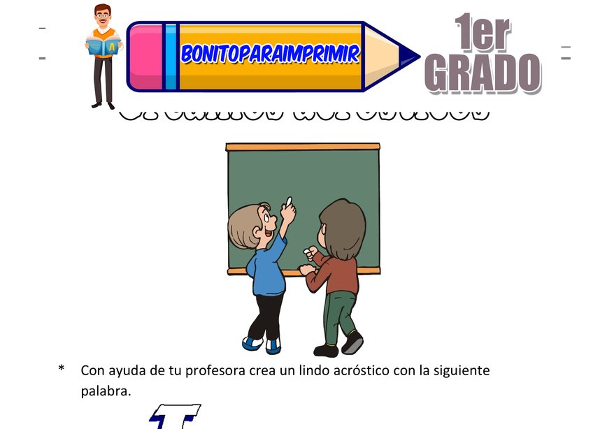 Descripción de Objetos para Primer Grado de Primaria