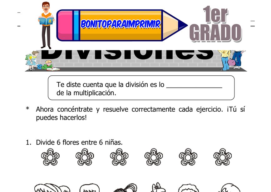 Divisiones para Segundo Grado de Primaria