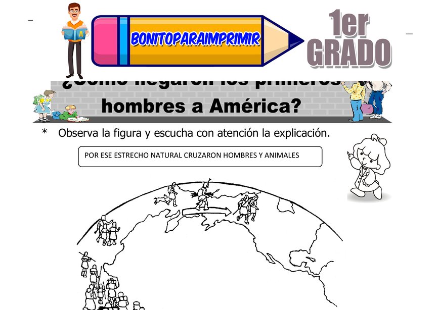 El Perú en América del Sur para Primer Grado de Primaria