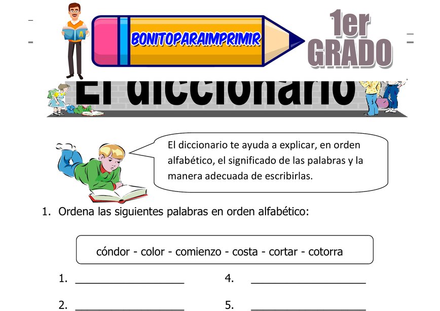 La Oración para Segundo Grado de Primaria