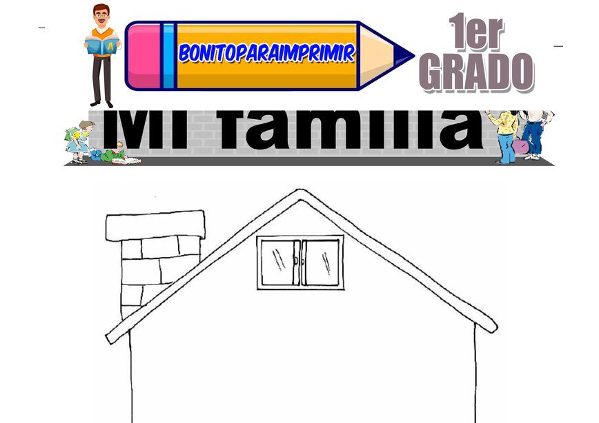 Mi Familia para Primer Grado de Primaria