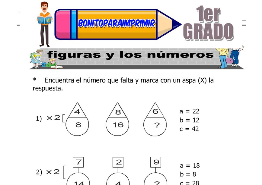 Pensamos con las Figuras y los Números Segundo Grado de Primaria