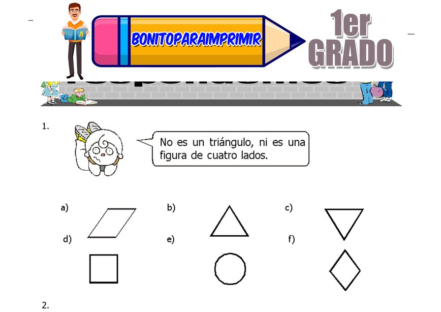 Pensamos y Respondemos para Primer Grado de Primaria