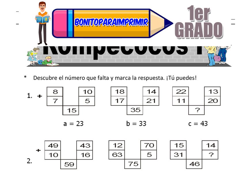 Rompecocos I Segundo Grado de Primaria