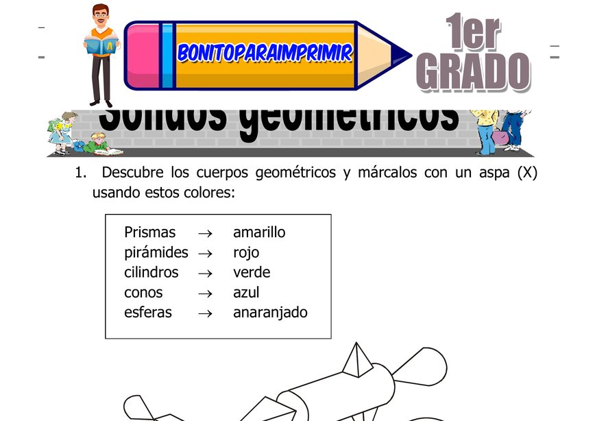 Sólidos Geométricos para Segundo Grado de Primaria