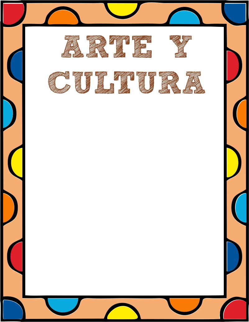 Caratulas de arte y cultura ▷ 【Faciles a mano 】