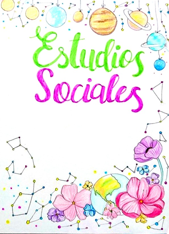 Caratulas de estudios sociales ▷ 【Faciles A mano 】