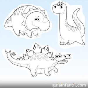 Dibujos de dinosaurios - BONITO PARA IMPRIMIR